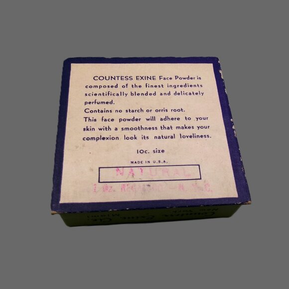 Sealed Countess Exine Vintage Face Powder, Unused Natural Shade - Picture 3 of 8